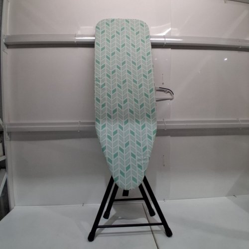 MULTI-FUNCTION MESH IRONING BOARD - 14" X 43" - MINT GREEN AND WHITE CHEVRON (MODEL: GEHM918AG-PT) image 6
