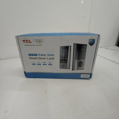 TCL PALM VEIN SMART DOOR LOCK - DARK GREY (STYLE: D2 PRO) image 4
