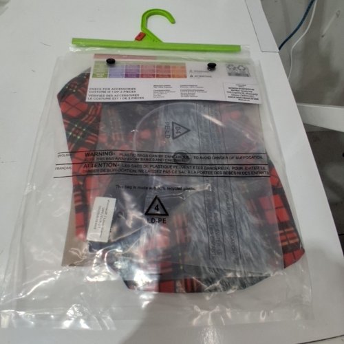 2PC TODDLER RUBIES WEREWOLF COSTUME - 2T - RED/BLACK/GREY (STYLE: 1002834) image 3