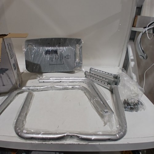 MEDLINE GUARDIAN DELUXE ALUMINUM BATH CHAIR - 400LB CAP - GREY (MODEL: G2-101KRX1) image 2