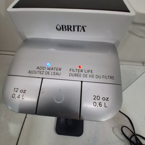 BRITA HUB 12-CUP INSTANT POWERFUL COUNTERTOP FILTRATION SYSTEM - FILTERS UP TO 120GAL OF WATER - SILVER (MODEL: 87340C) image 2