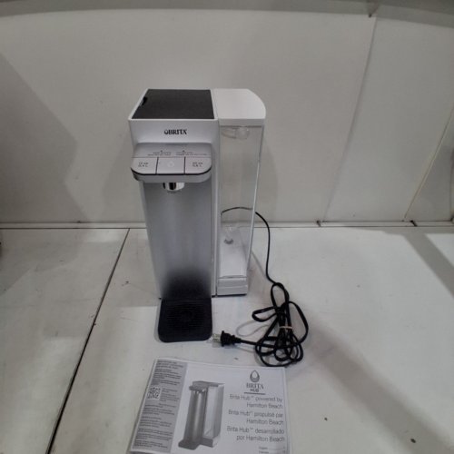 BRITA HUB 12-CUP INSTANT POWERFUL COUNTERTOP FILTRATION SYSTEM - FILTERS UP TO 120GAL OF WATER - SILVER (MODEL: 87340C) image 3