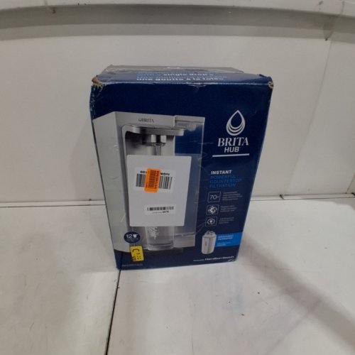 BRITA HUB 12-CUP INSTANT POWERFUL COUNTERTOP FILTRATION SYSTEM - FILTERS UP TO 120GAL OF WATER - SILVER (MODEL: 87340C) image 7