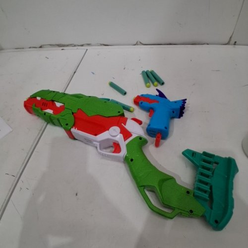 2PC NERF DINOSAUR DART BLASTER SET - MULTICOLOR image 3