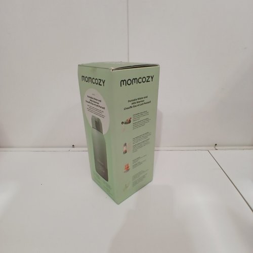 MOMCOZY PORTABLE BEVERAGE WARMER WITH DUAL HEATING MODES FOR BREAST MILK & WATER - 17OZ CAPACITY - PALE GREEN (MODEL: MW05) image 2