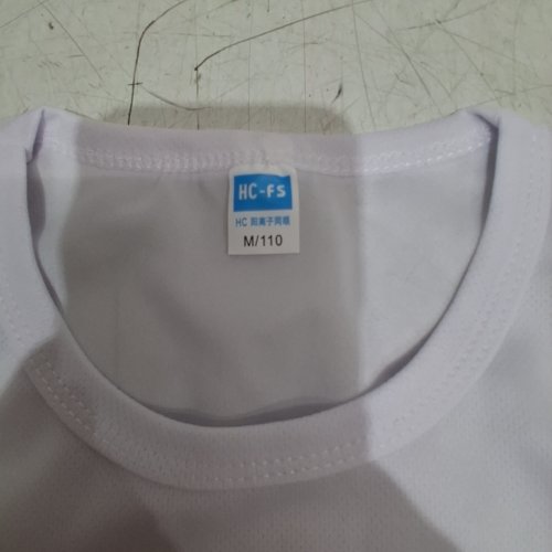 KIDS DRY FIT T-SHIRT - MEDIUM - WHITE image 2