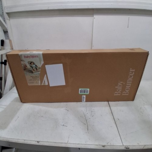 BABYBJORN SOFT WOVEN LIGHTWEIGHT PORTABLE BALANCE BOUNCER SEAT - 20LBS CAPACITY - BEIGE/GREY (MODEL: 005383US) image 2