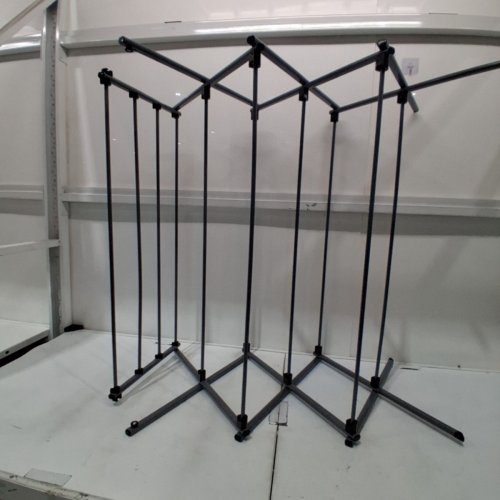 EXTENDABLE 3-TIER FOLDABLE CLOTHES DRYING RACK - GREY (MODEL: 160301) image 2