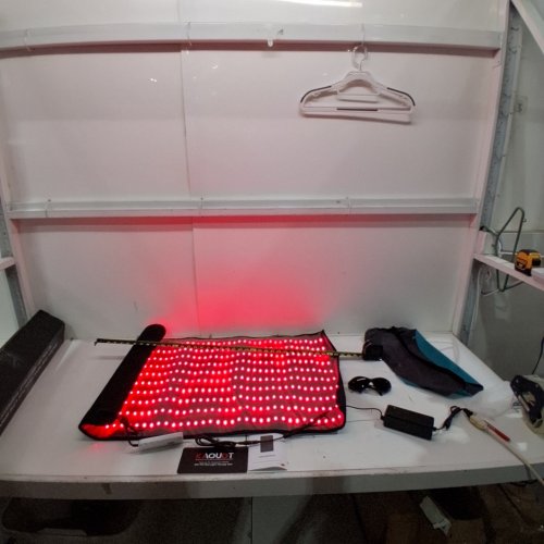KAOUDT DUAL WAVELENGTH TPU RED LIGHT BLANKET WITH 2600 LEDS (660NM & 850NM) - 37" X 23" - BLACK (MODEL: HGSD) image 2