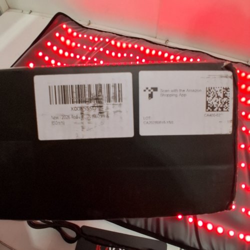 KAOUDT DUAL WAVELENGTH TPU RED LIGHT BLANKET WITH 2600 LEDS (660NM & 850NM) - 37" X 23" - BLACK (MODEL: HGSD) image 3