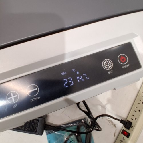 EUHOMY CAR REFRIGERATOR COMPRESSOR ELECTRIC COOLER WITH APP CONTROL - 10L - GREY (MODEL: CF020-10) image 2