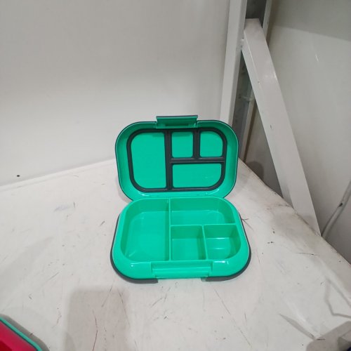 KIDS BENTGO CHILL LUNCHBOX WITH FOUR COMPARTMENTS - 4 1/3 CUPS - TEAL/BLUE image 2