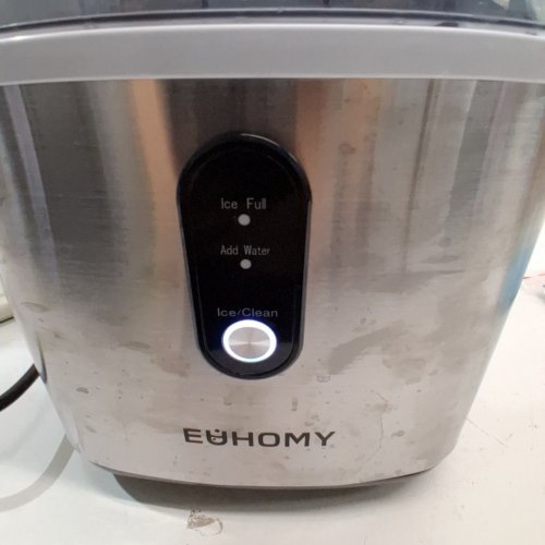 EUHOMY PEARL L1 PORTABLE NUGGET ICE MAKER COUNTERTOP - 35LBS CAPACITY - STAINLESS STEEL (MODEL: IM013-NSI-CAEH) image 2