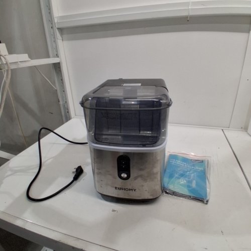 EUHOMY PEARL L1 PORTABLE NUGGET ICE MAKER COUNTERTOP - 35LBS CAPACITY - STAINLESS STEEL (MODEL: IM013-NSI-CAEH) image 3