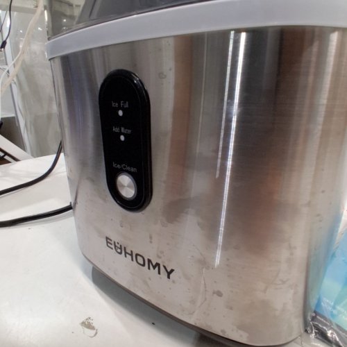 EUHOMY PEARL L1 PORTABLE NUGGET ICE MAKER COUNTERTOP - 35LBS CAPACITY - STAINLESS STEEL (MODEL: IM013-NSI-CAEH) image 4