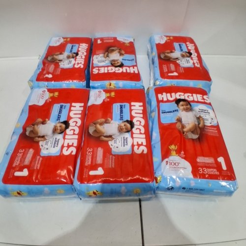 198PK HUGGIES LITTLE SNUGGLERS DIAPERS - SIZE 1 - DISNEY WINNIE THE POOH (MODEL: 5630802) image 2