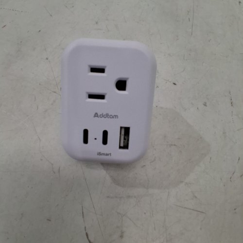 ADDTAM USB TRAVEL ADAPTER - WHITE (MODEL: AD3UT) image 3