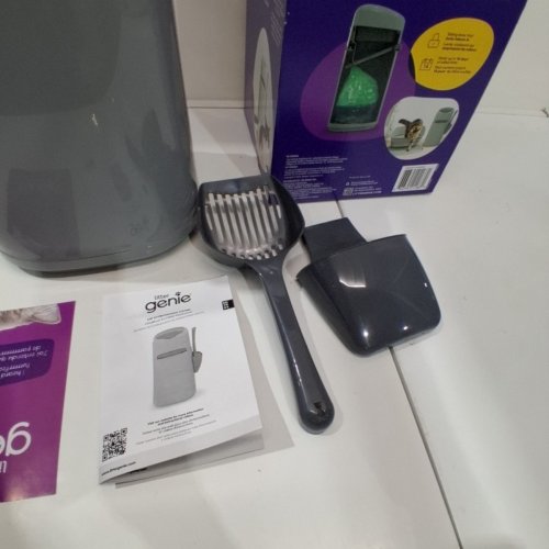 LITTER GENIE PAIL STYLE CAT LITTER WASTE DISPOSAL SYSTEM - GREY (MODEL: 00666594210890) image 4
