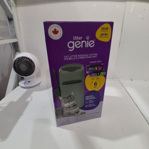 LITTER GENIE PAIL STYLE CAT LITTER WASTE DISPOSAL SYSTEM - GREY (MODEL: 00666594210890) image 5