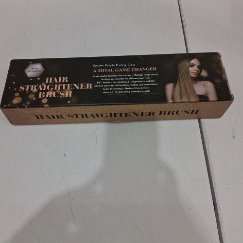 NICEBAY HAIR STRAIGHTENER BRUSH - BLACK (MODEL: HS-225) image 8