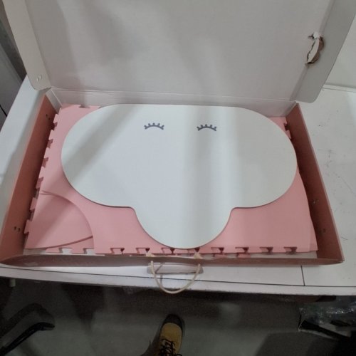 QUUT CLOUD FOLDABLE PLAYMAT - 69" X 57" - PINK image 3