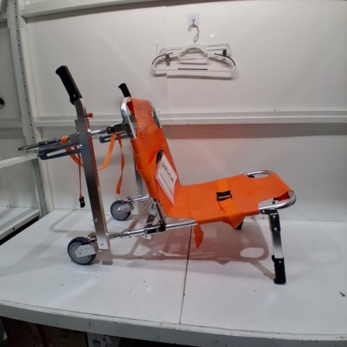 FOLDABLE ALUMINUM EMS STAIR CLIMBING CHAIR WITH 2 WHEELS - 350LBS CAP - (MODEL: YHR-W1) image 2