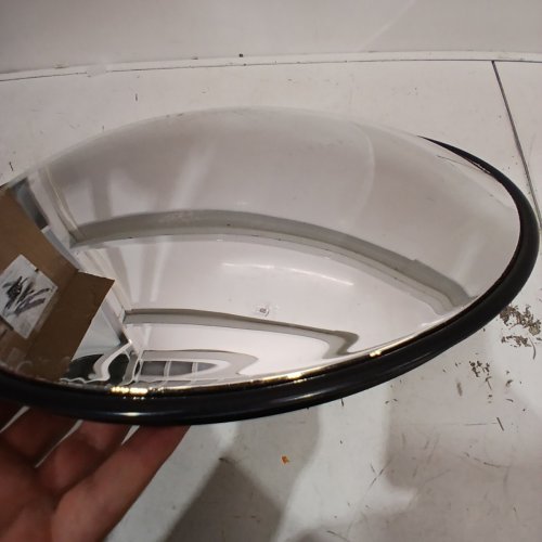 VISION OUTDOOR ACRYLIC CONVEX MIRROR - 18" - BLACK (MODEL: OC1800) image 3
