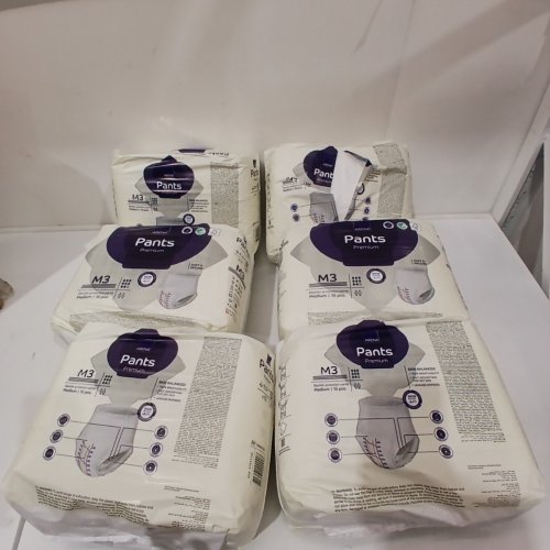 6(15PK) ABENA DELTA-FORM PROTECTIVE INCONTINENCE BRIEF - MEDIUM (M3) FITS 28”-44” WAIST/HIP - WHITE image 2