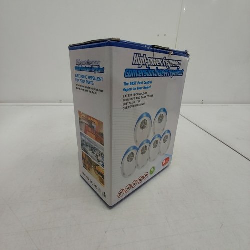 6PK PLUG IN PEST REPELLER FOR BUGS, INSECTS, ROACHES, MICE, SPIDERS, RODENTS, MOSQUITOES INDOOR USE - WHITE image 3