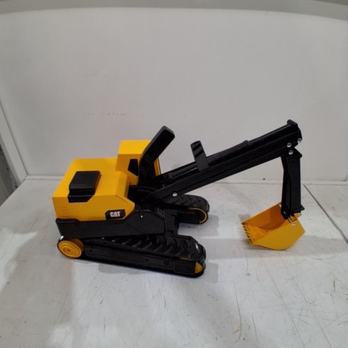 CAT TRACKED TOY REAL STEEL BODY, WORKING METAL BUCKET & TREADS EXCAVATOR - 20" - YELLOW / BLACK (ITEM: 82892 3AM01) image 2