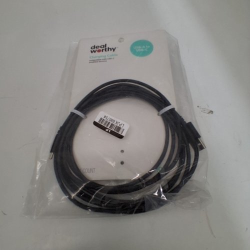 DEALWORTHY USB-A TO USB-C CHARGING CABLE - 10FT - BLACK image 3