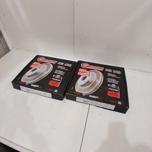 2PK GENIUS REAR BRAKE ROTORS FOR SELECT FORD F150 & F150 LIGHTNING MODELS - (MODEL: GENIUS GCR-682765) image 2