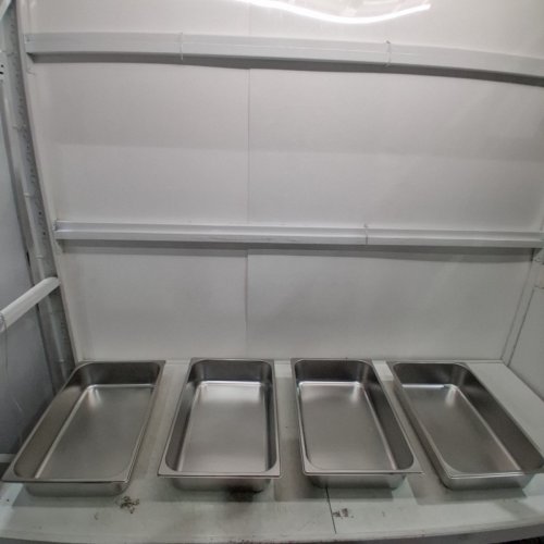 8PC DEEP STEAM TABLE PANS WITH LIDS - 13L - 21" X 12" - STAINLESS STEEL image 4
