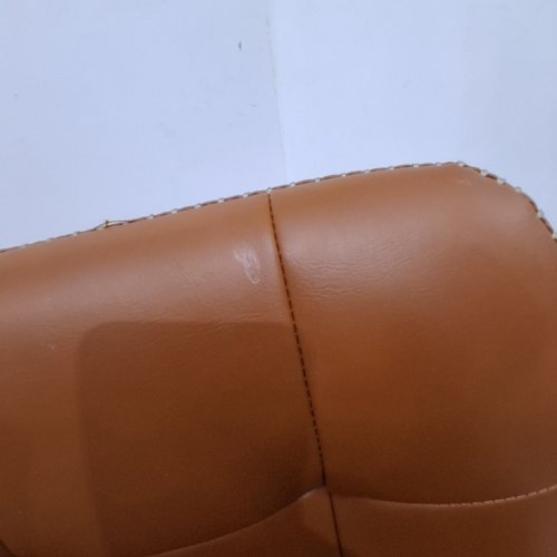 2PK VASAGLE HEIGHT ADJUSTABLE SWIVEL BAR STOOLS WITH BACKREST - 17.32" X 35.43" TO 44.09" - CARAMEL BROWN (MODEL: LJB095K01/LJB095KN01) image 5