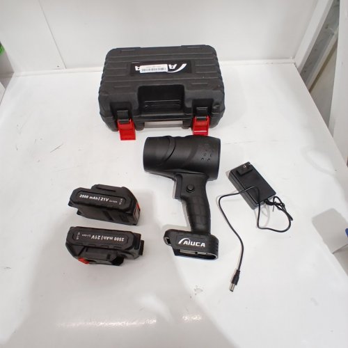AIUCA HIGH-SPEED HANDHELD BLOWER WITH 2 BATTERIES - 250000 RPM - BLACK image 3