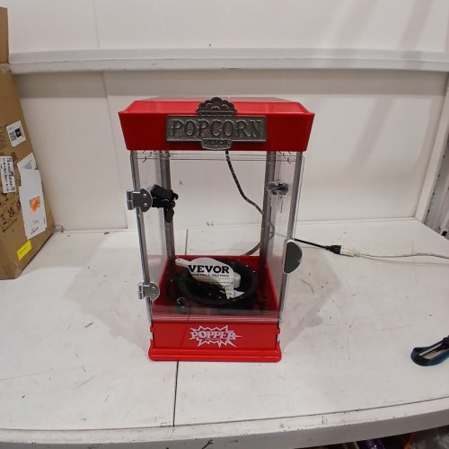 VEVOR VINTAGE POPCORN POPPER MACHINE - 1.5 GAL - RED (MODEL : 6077) image 3