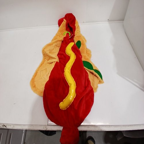 BABY PALAMON ONE-PIECE HOTDOG COSTUME - 12-18 MONTHS - BROWN/RED/GREEN/YELLOW image 2
