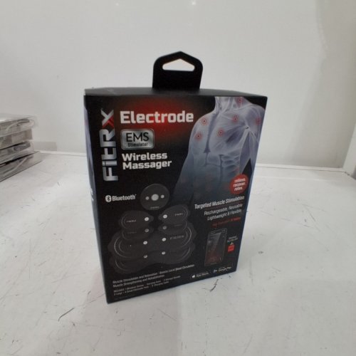 FITRX ELECTRODE WIRELESS MUSCLE MASSAGER STIMULATOR WITH APP CONTROL - BLACK image 2