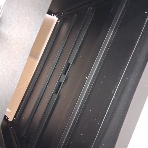 FOLDABLE METAL GARAGE WALL MOUNTED SMALL CABINET - 26" - 240LB CAPACITY - GREY/BLACK - (MODEL: FWC26) image 7