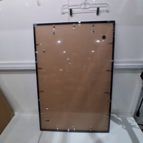 AMERICAN FLAT PICTURE FRAME WITH POLISHED PLEXIGLASS - 24X36 - WHITE image 3