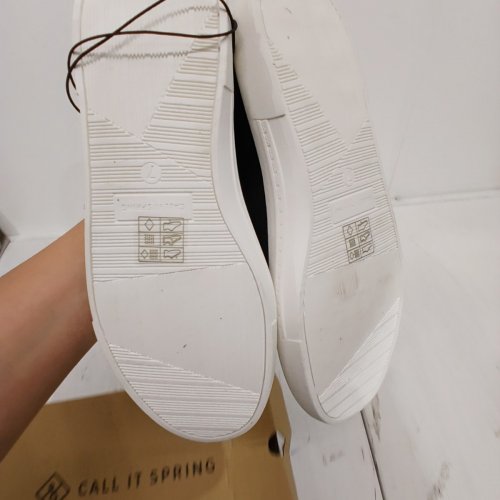 WOMEN'S CALL IT SPRING KNIT SLIP ON SHOES - 7 - BLACK (STYLE: 6622107) image 3