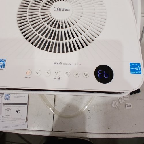 MIDEA CUBE 50 PINT SMART WIFI DEHUMIDIFIER - 4,500 SQ. FT - WHITE (MODEL: MAD50S1QWT-A) image 2