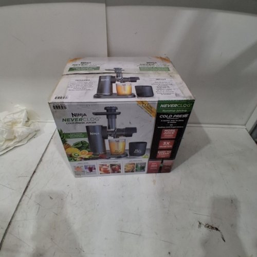 NINJA NEVER CLOG COLD PRESS JUICER - 150W - BLACK (MODEL: 2555552/JC155CCO) image 8