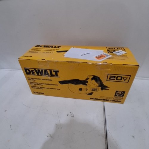 DEWALT 20V CORDLESS HANDHELD VACUUM - TOOL ONLY (MODEL: DCV501HB) image 5