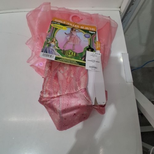 DISGUISE GIRLS GLINDA COSTUME- MEDIUM 8/10 - PINK image 2