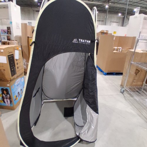 TRATHM POP-UP PRIVACY TENT - 74.8"H X 47.2" - BLACK image 2