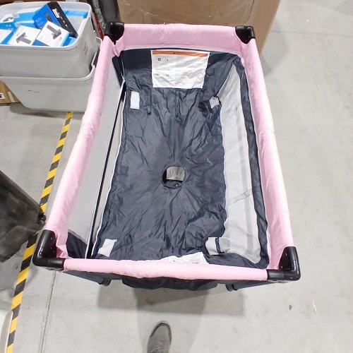 BEDSIDE BABY BASSINET WITH DIAPER CHANGE STATION - 49" X 25" X 29" - PINK (MODEL: MM001) image 3