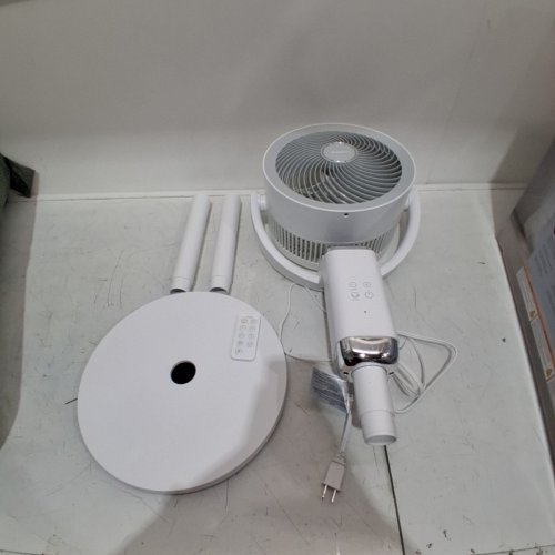 AIRMATE 2-IN-1 TABLE & STAND AIR CIRCULATION FAN WITH REMOTE - 32 ADJUSTABLE WIND SPEEDS - WHITE (MODEL: FA20-RD239) image 3