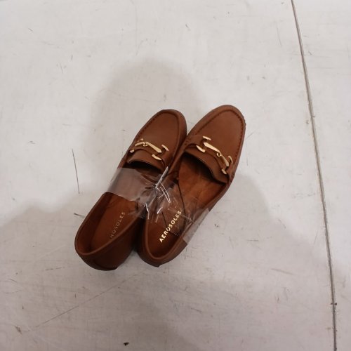 WOMEN'S AEROSOLES BUCKLE SLIP ON LOAFER FLATS - 7 - TAN (STYLE: 1863914) image 5