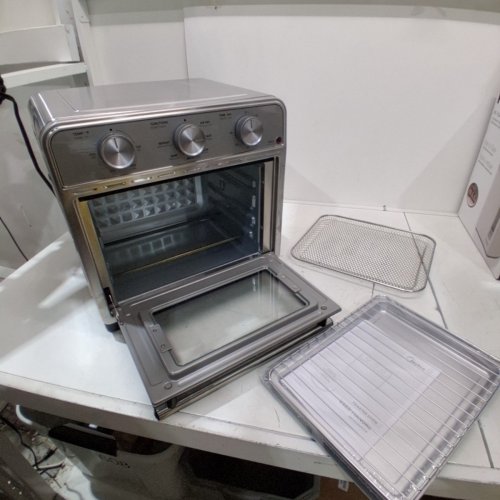 MIDEA AIR FRY TOASTER OVEN - 22 QT, 1500W, 120 V - SILVER (MODEL: MET21C3AST/CA) image 3